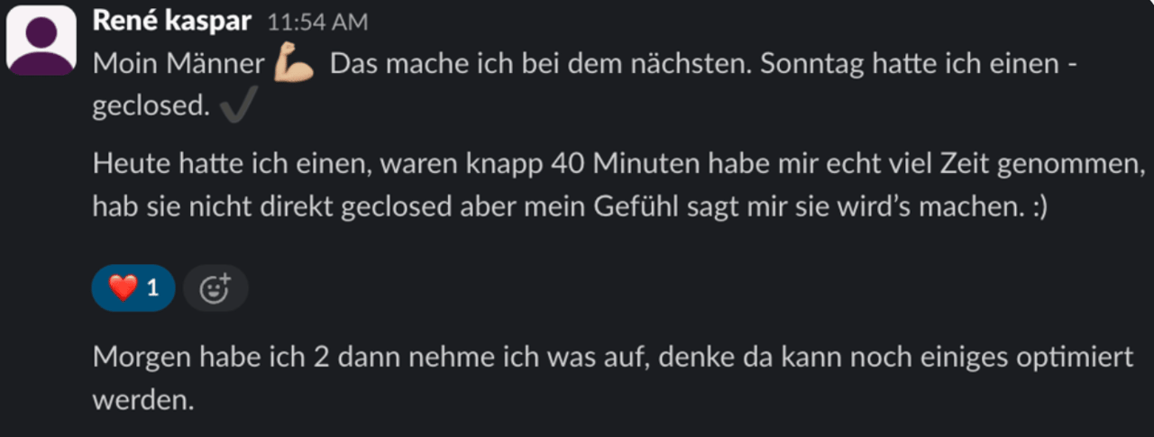 Kundenergebnis aus dem Fitpreneur Collective