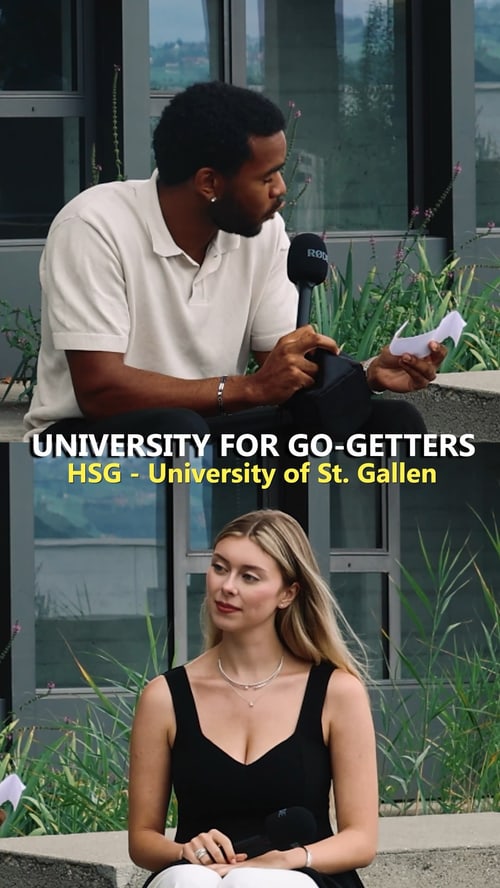 Standbild aus dem gemeinsam produzierten Video der Universität St. Gallen