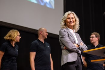 Preisverleihung auf der Jubiläumsfeier der UMS Consulting, begleitet von Visual Storytellers Leipzig
