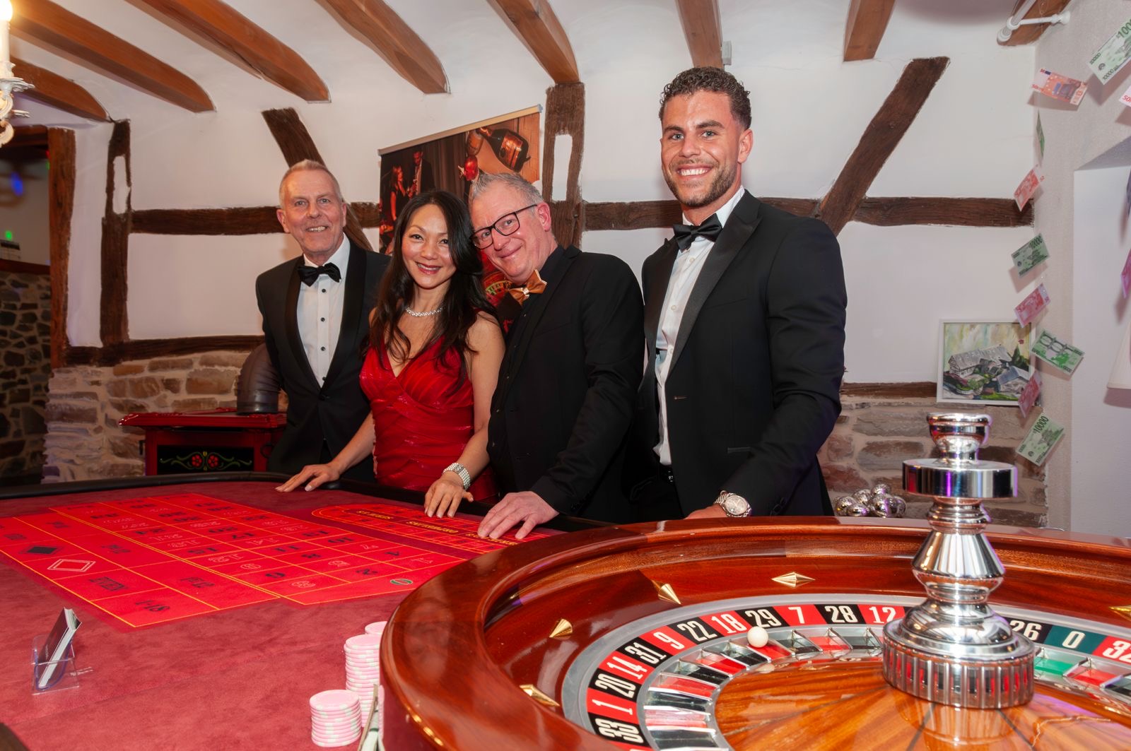 Gast am Roulette-Tisch