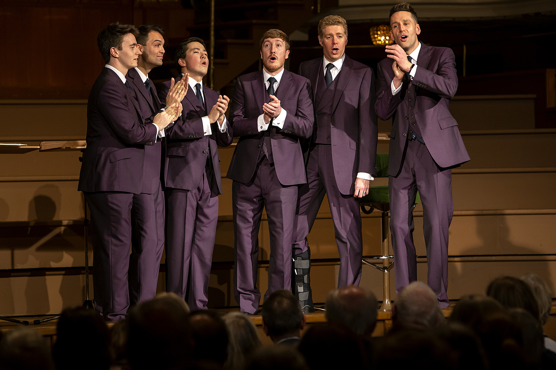 The six voices of The King's Singers before a sold-out Stefaniensaal, Voices of Spirit 2018, Graz