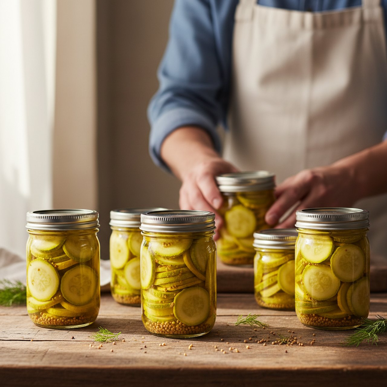 Zucchini süß-sauer