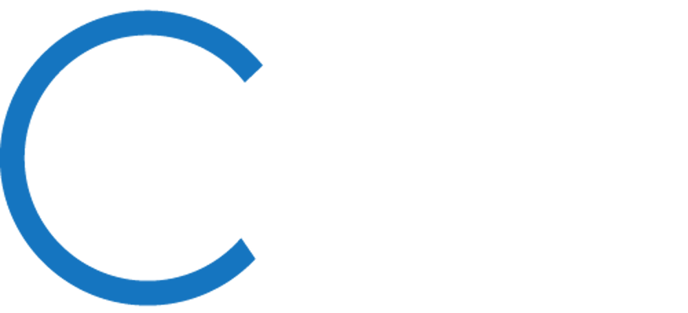 Logo mit weißem Text "HKleiner" und einem blauen, unvollständigen Kreis um das "H".