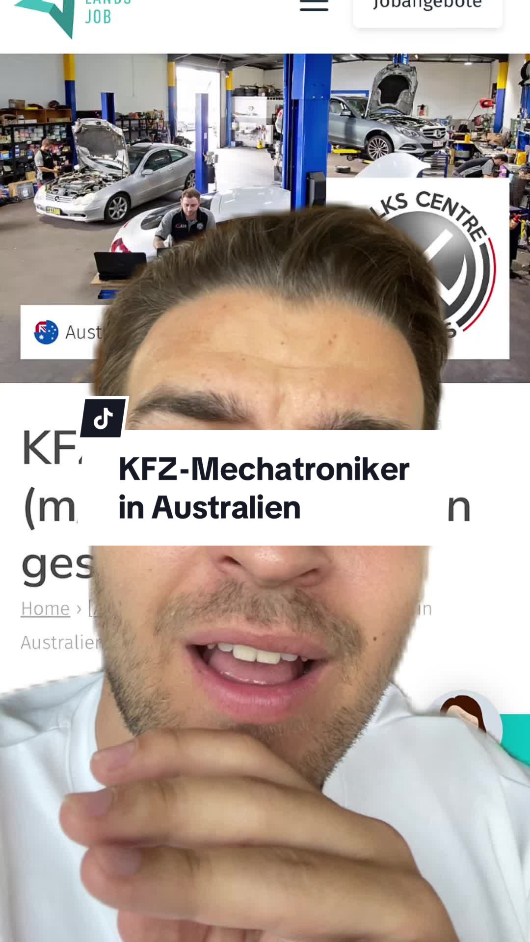 Ante Pavic Jobs: Als Kfz-Mechatroniker nach Australien