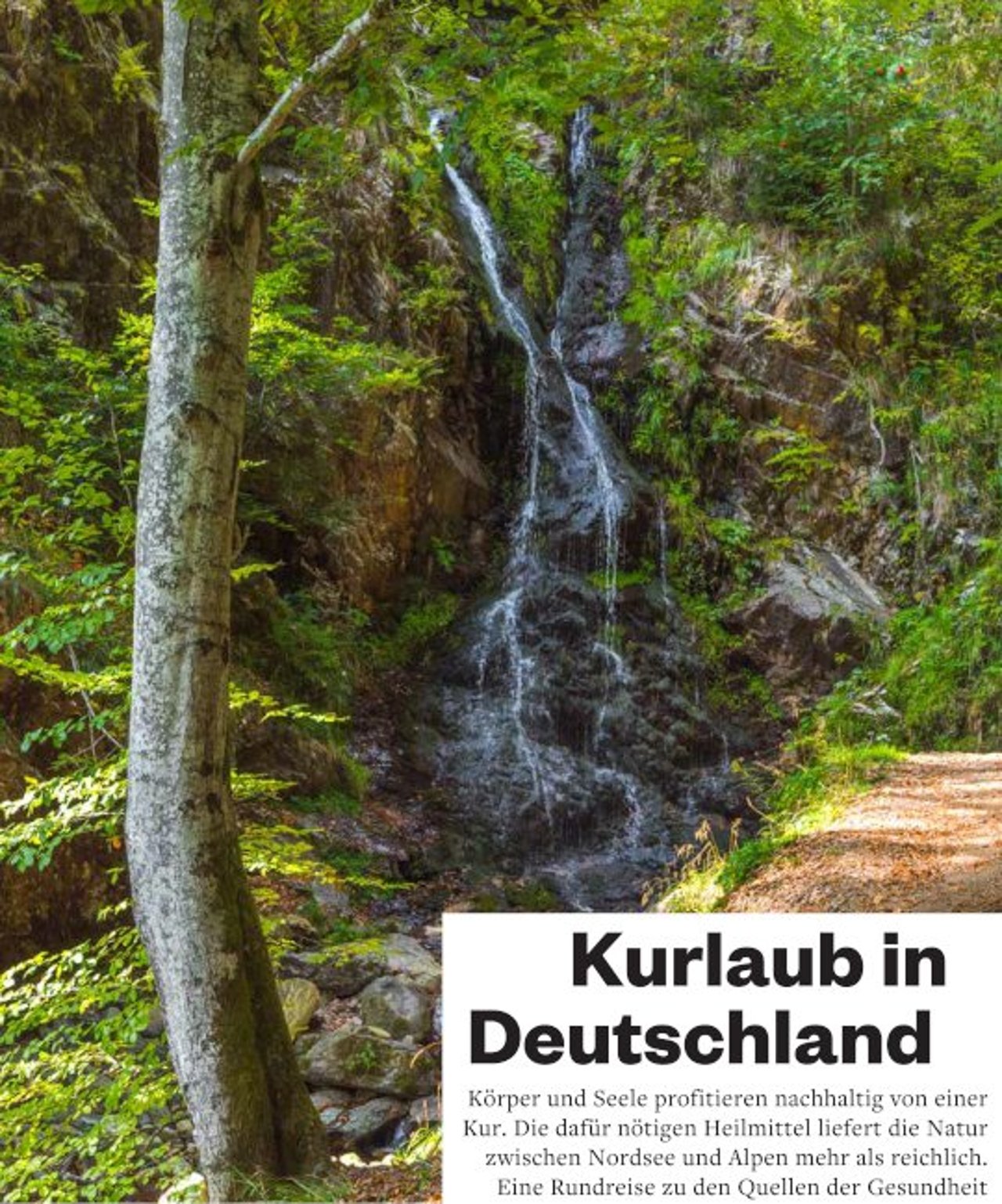 Kurlaub in Deutschland.