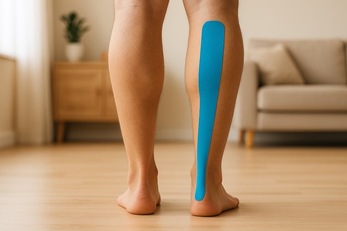Kinesiotaping zur Entlastung, Stabilisierung und Schmerzreduktion