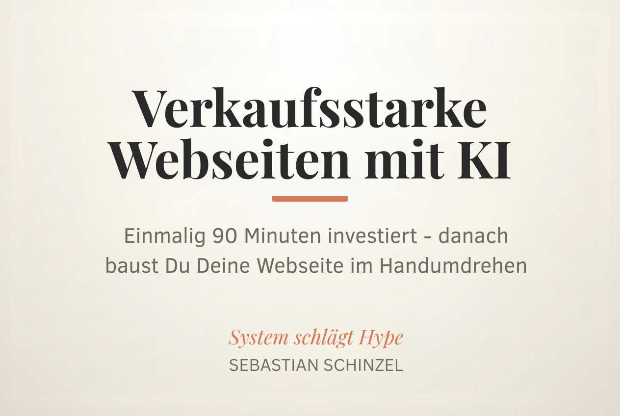Webseiten mit KI