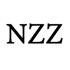 Schwarzer NZZ-Schriftzug in Serifenschrift auf weißem Hintergrund.