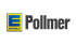 EDEKA Pollmer Logo: Blaues E auf gelbem Grund mit blauem EDEKA Schriftzug, daneben "Pollmer" in dunklem Text.