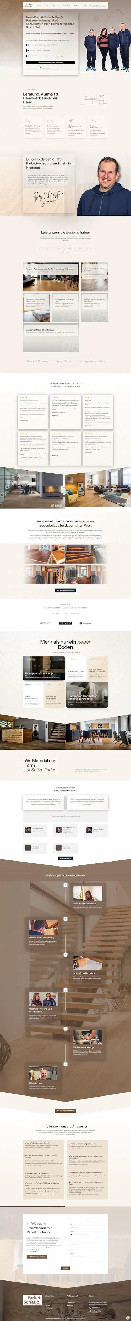 Website Parkett-Schaub