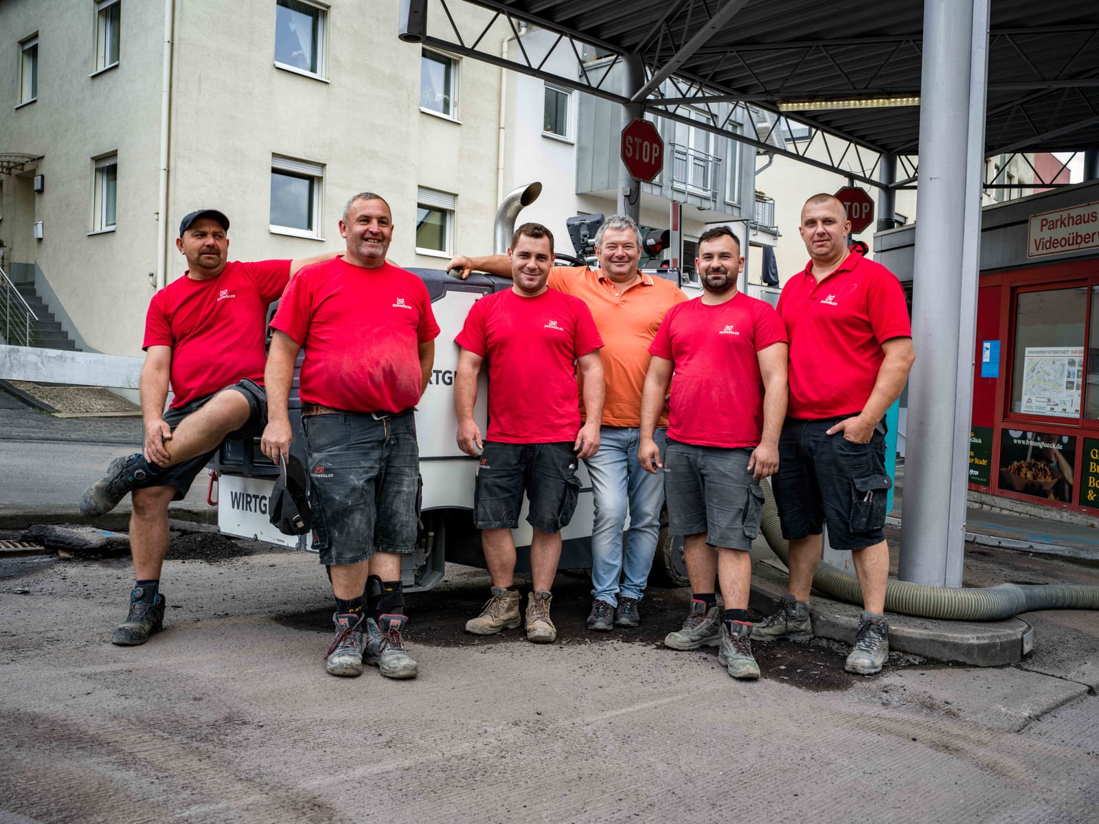 Das Team der N. Schwegler GmbH im Einsatz