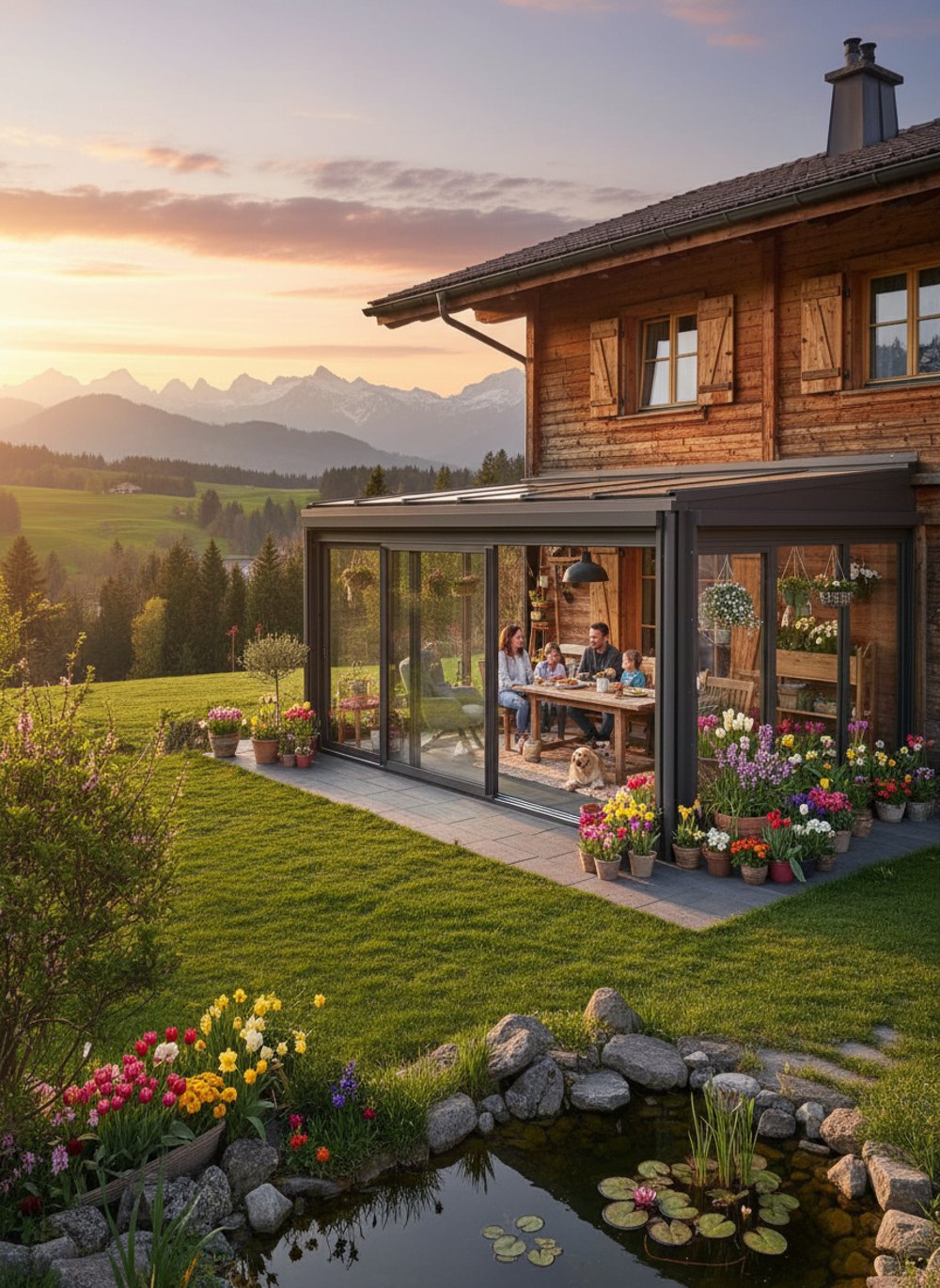 WIGASOL Comfort – vollisolierter Wohnwintergarten als Wohnraumerweiterung