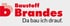Rotes Logo von Baustoff Brandes mit dem Slogan Da bau ich drauf.