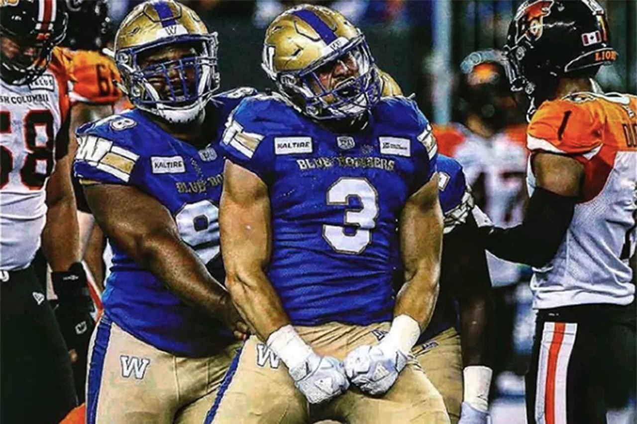 Thiadric Hansen bei den Winnipeg Blue Bombers