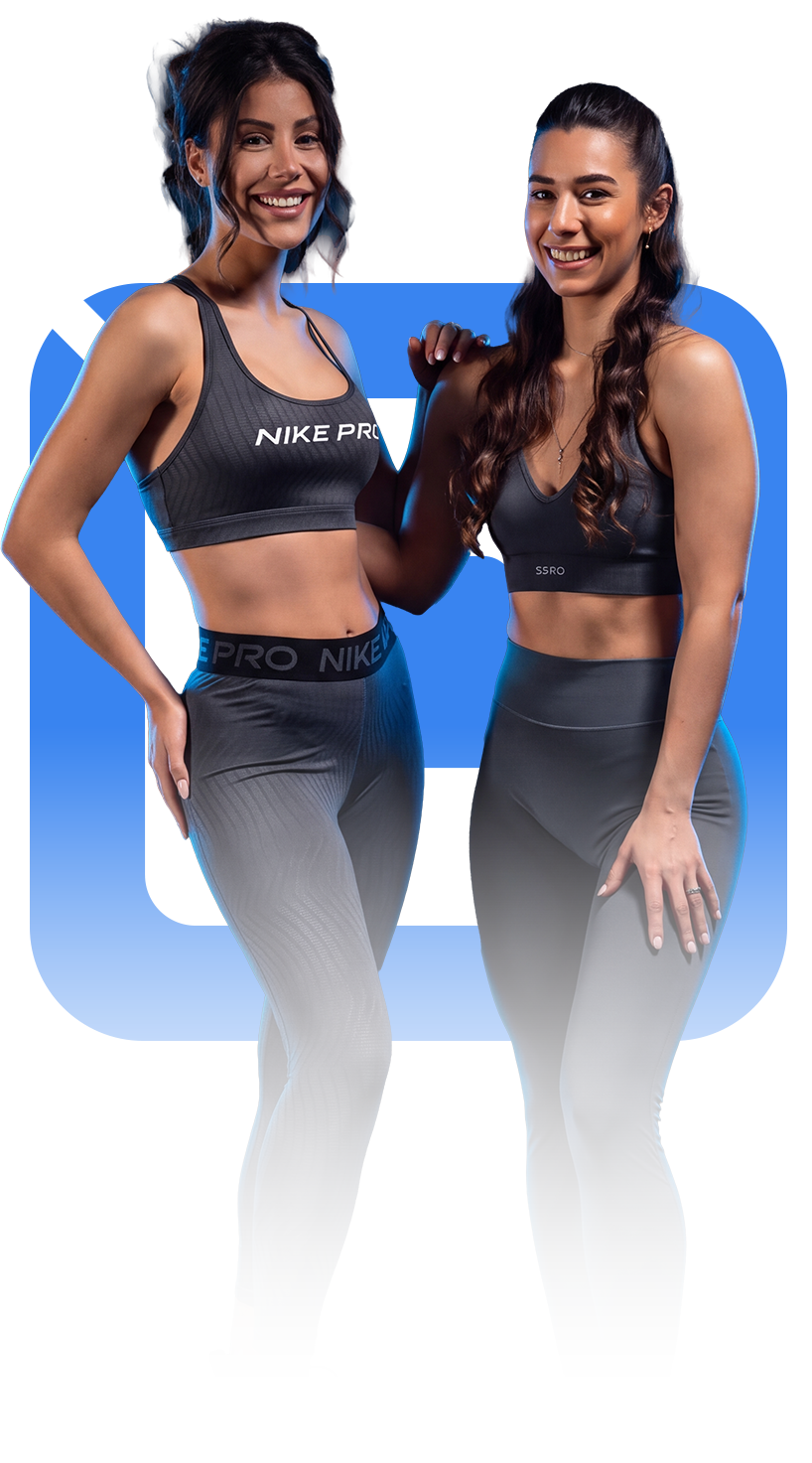Zwei Sportlerinnen von FIBEX Sports zum Black Friday Deal