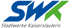 SWK-Logo mit blauem "SW" und grünem "K" über dem Text "Stadtwerke Kaiserslautern".
