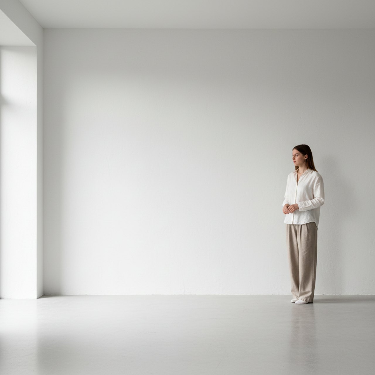Glatt verputzte Wand nachher