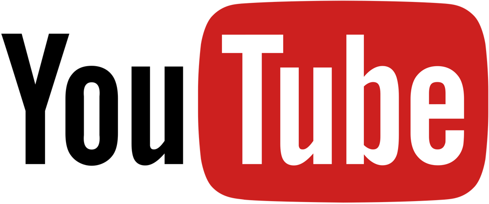 Das YouTube-Logo zeigt "You" in Schwarz und "Tube" in Weiß auf einem roten, abgerundeten Rechteck.