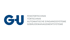 Blaues G-U Logo mit Text für Fenstertechnik, Türtechnik, automatische Eingangssysteme und Gebäudemanagementsysteme.