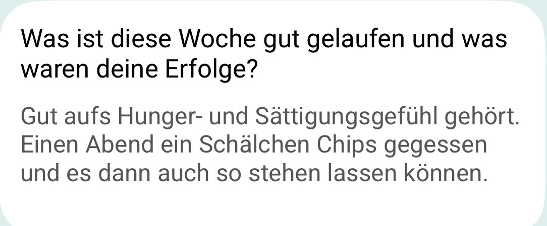 Feedback einer Kundin