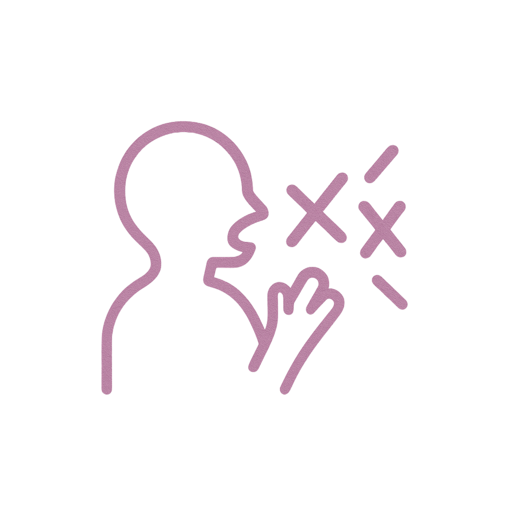 Rosa Umriss-Symbol eines Paares, Mann und Frau, mit einem Herz über dem Kopf der Frau.