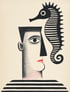 Illustration im Editorial-Stil – kunstvolle Komposition mit AI generiert