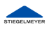 Blauer Dreieck über dem Schriftzug „STIEGELMEYER“
