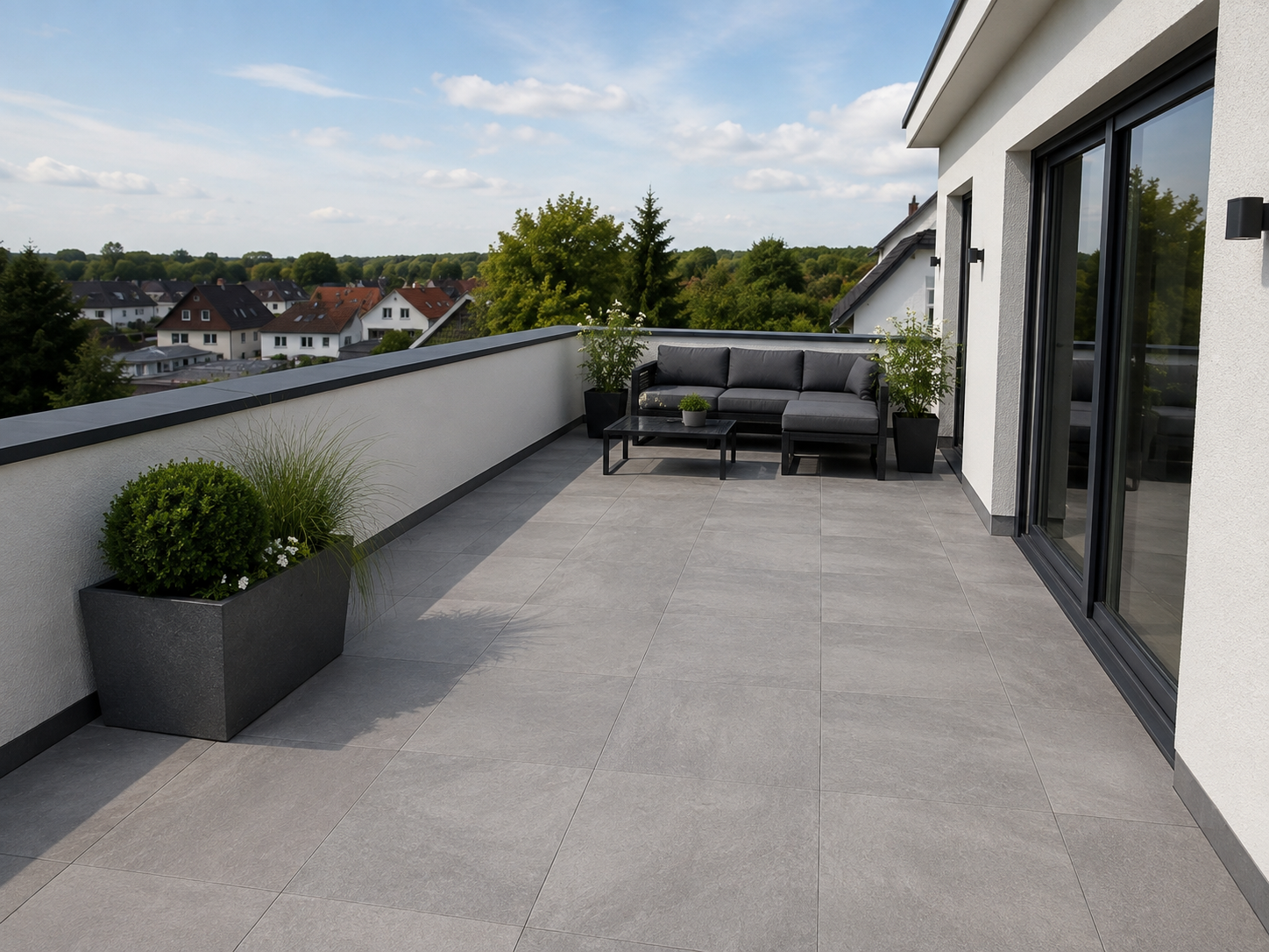Abgedichteter Balkon