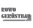 ROWO Gerüstbau GmbH Logo in Grau auf weißem Hintergrund.