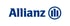 Blaues Allianz-Logo mit dem Schriftzug "Allianz" und einem Symbol aus drei vertikalen Balken in einem Kreis.