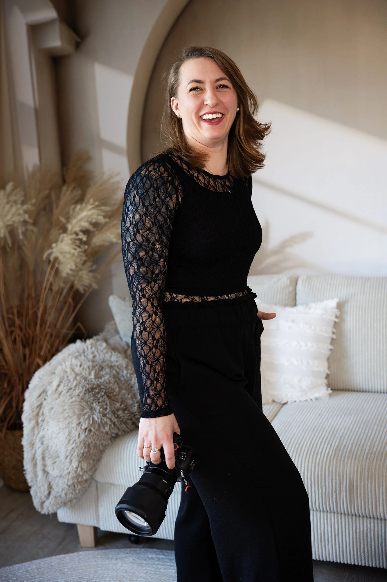 Vivian Lovász mit Kamera