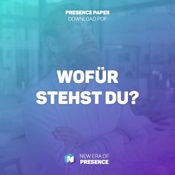 Titelbild des Presence Papers „Wofür stehst du?“ von NEOP