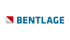 Das Bentlage Logo besteht aus einem quadratischen Symbol in Rot und Grau sowie dem blauen Schriftzug BENTLAGE.