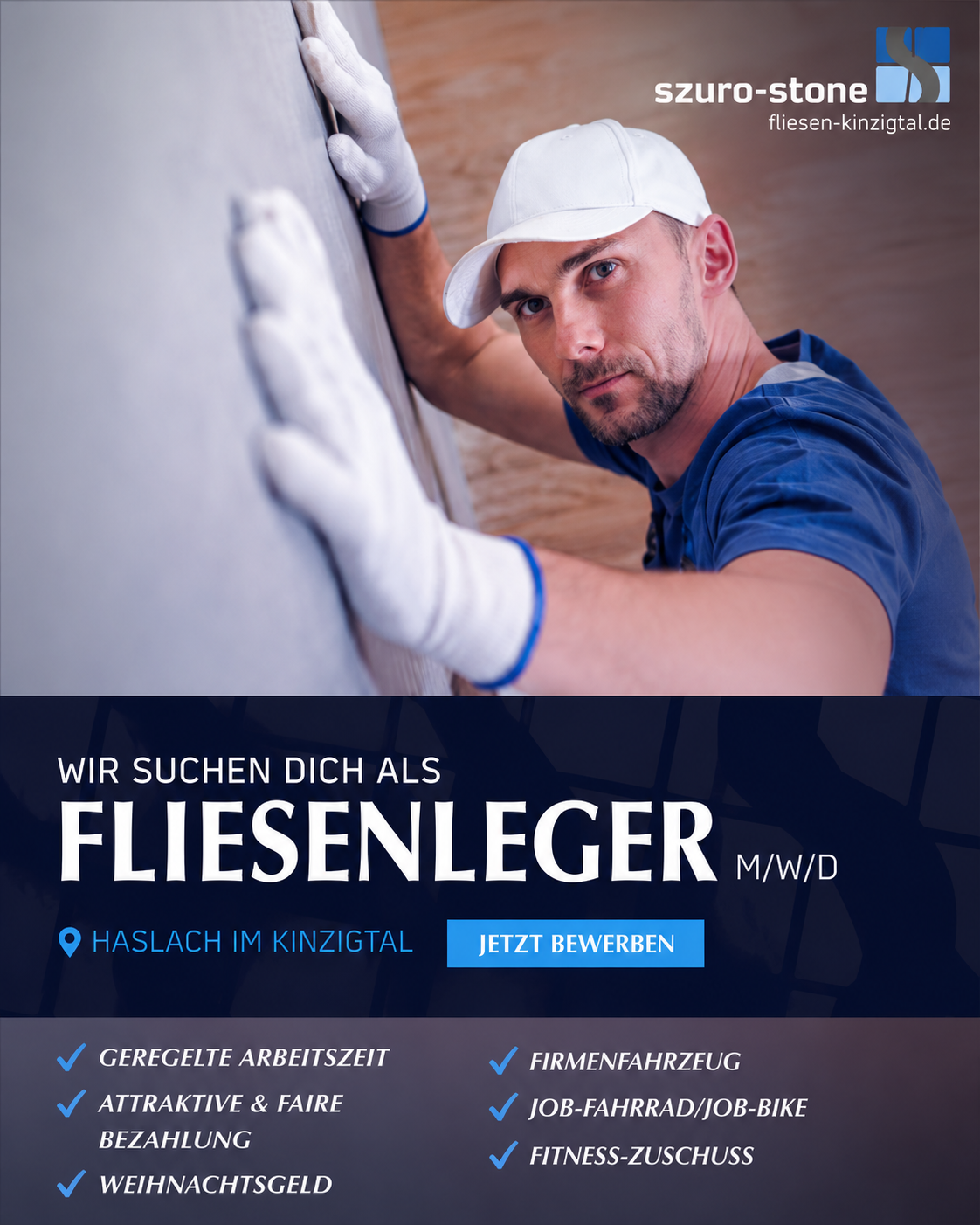 Wir suchen dich als Fliesenleger - m/w/d
