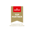 Weinore-Logo mit Text "TOP PARTNER" und "Ausgezeichnet für Kompetenz & Qualität".