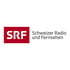 SRF Logo mit Text "Schweizer Radio und Fernsehen"