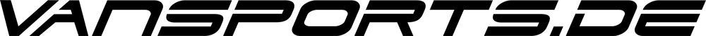 weißer Text, der "VANSPORTS.DE" liest.