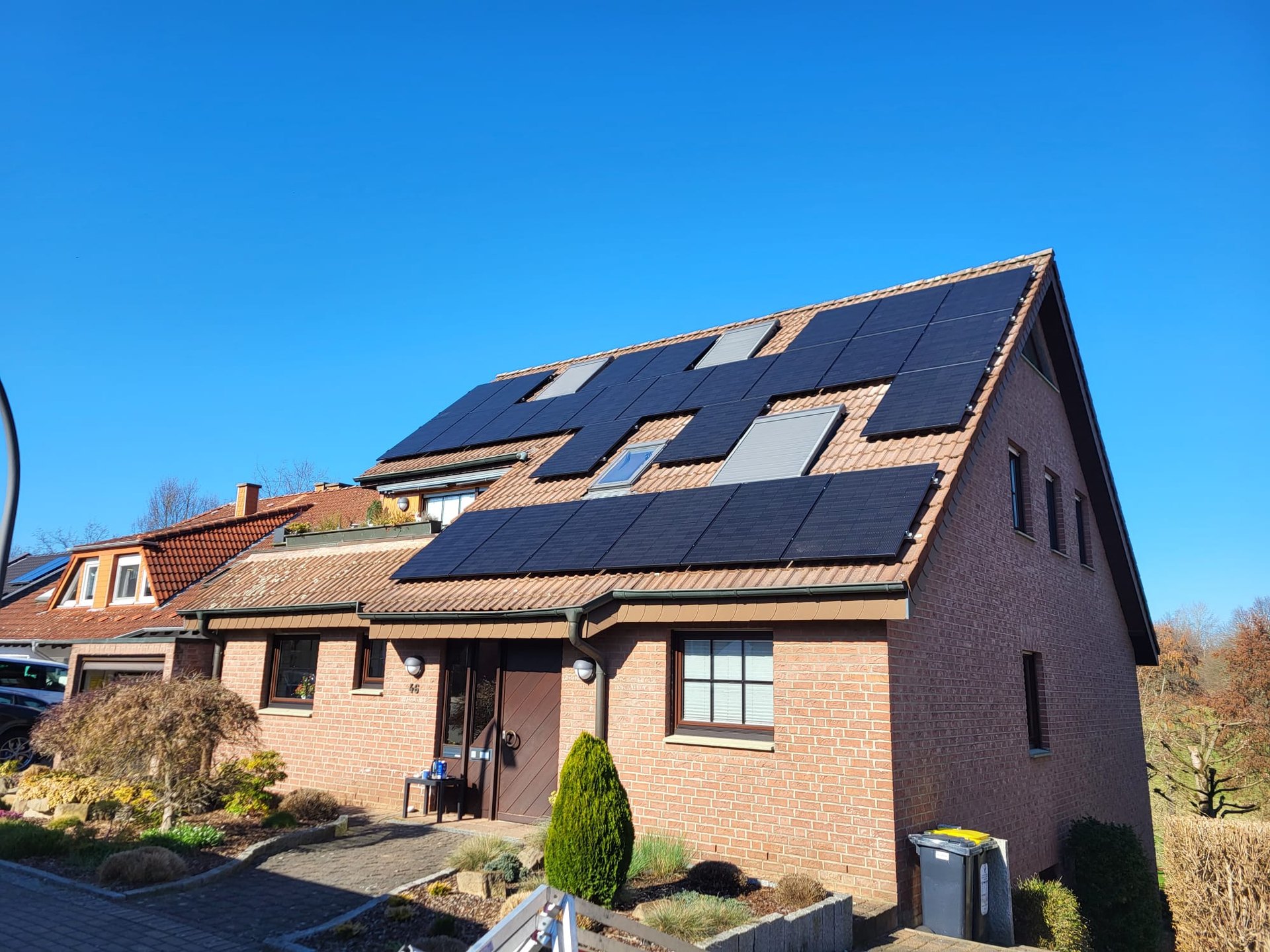 Photovoltaikanlage auf Wohnhaus