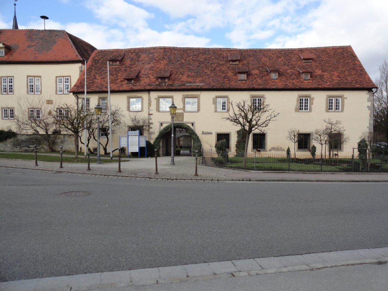Rathaus von Schrozberg im Schloss
