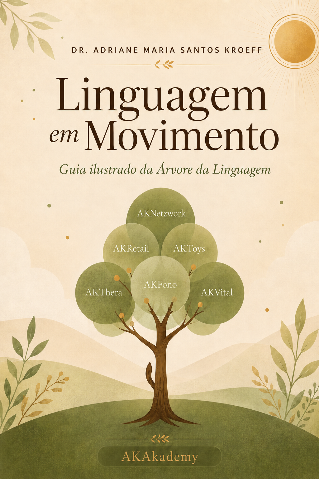 Capa do e-book Linguagem em Movimento – guia ilustrado da árvore da linguagem