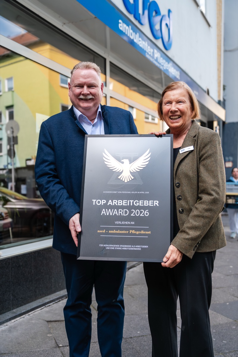 Ausgezeichneter Top-Arbeitgeber, Kunde von Personal Adler