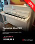 Weißes Yamaha B2 Klavier, Ausstellungsstück von 2024, poliert, reduziert von 6.607,00 € auf 5.255,00 €.