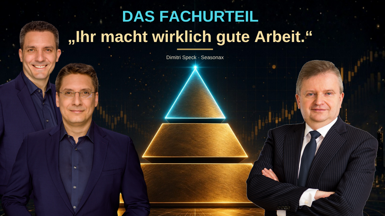 Vorschaubild des Videos, in dem Dimitri Speck von Seasonax die Arbeit von TradingBrothers kommentiert