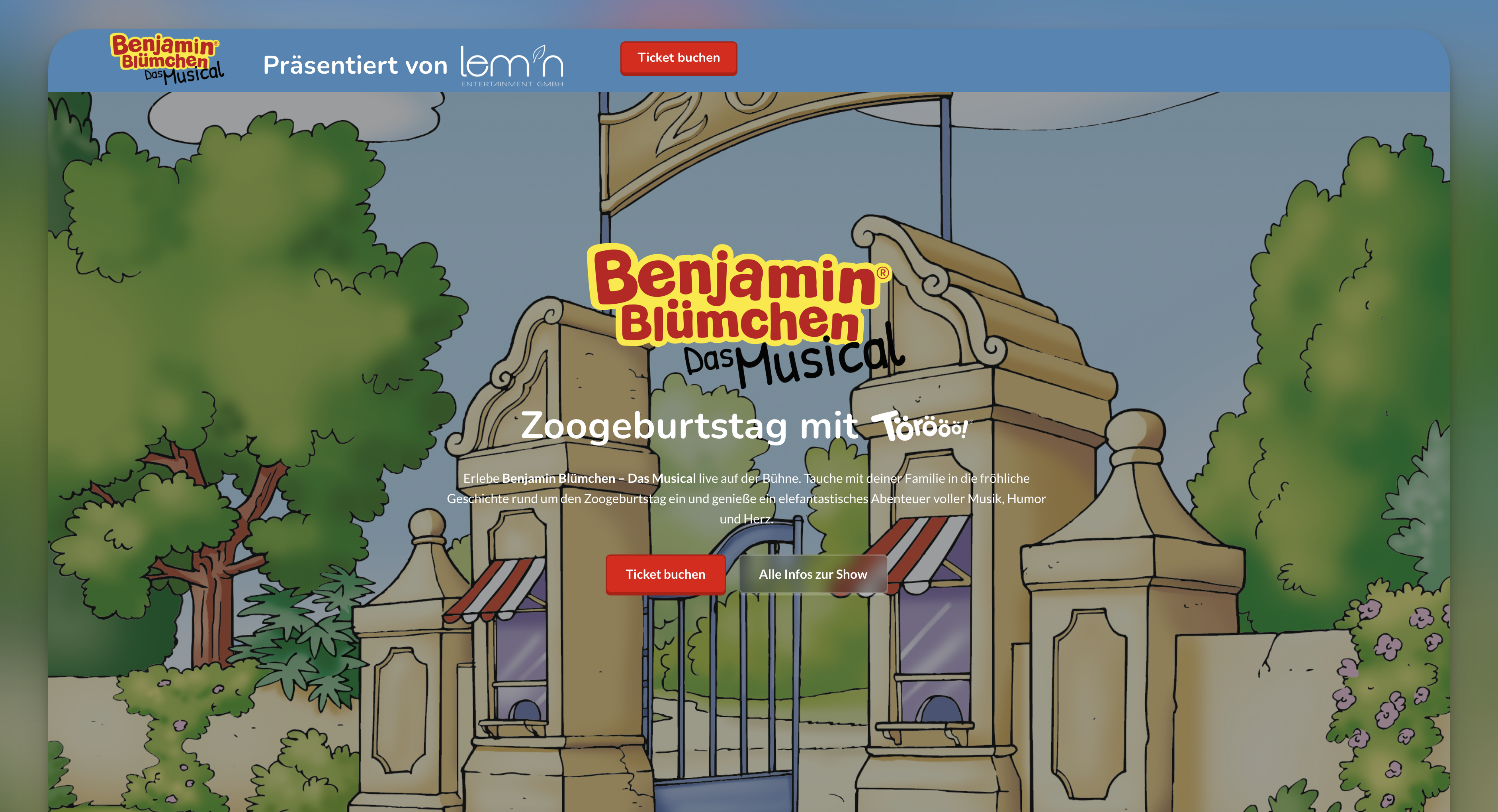 Benjamin Blümchen Das Musical - Veranstaltung
