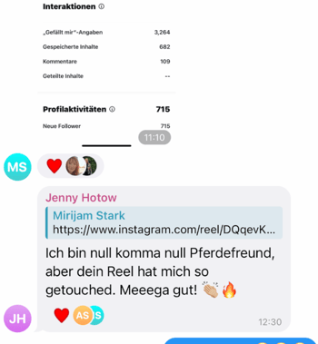 3.264 Likes, 682 gespeicherte Inhalte