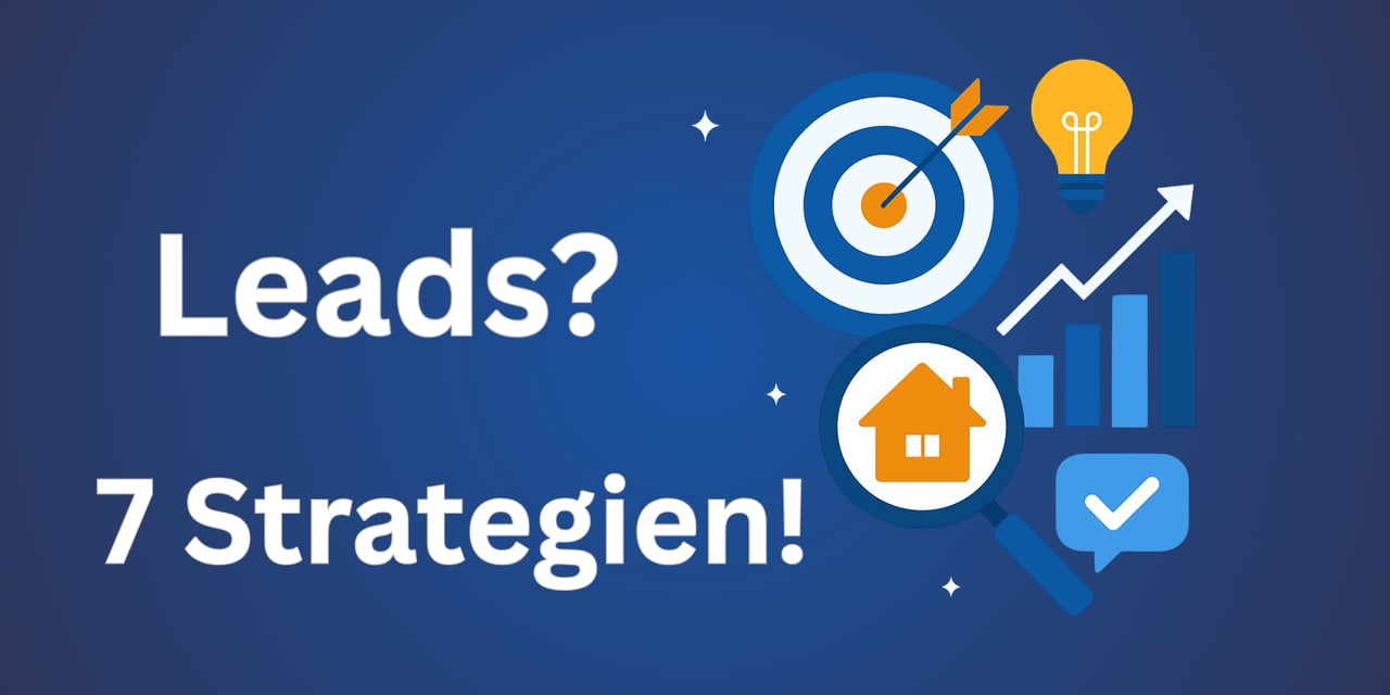 Sieben Strategien zur Leadgenerierung für Immobilienmakler