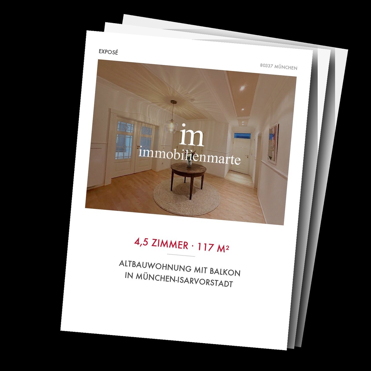 Exposé der 4,5-Zimmer-Altbauwohnung als PDF