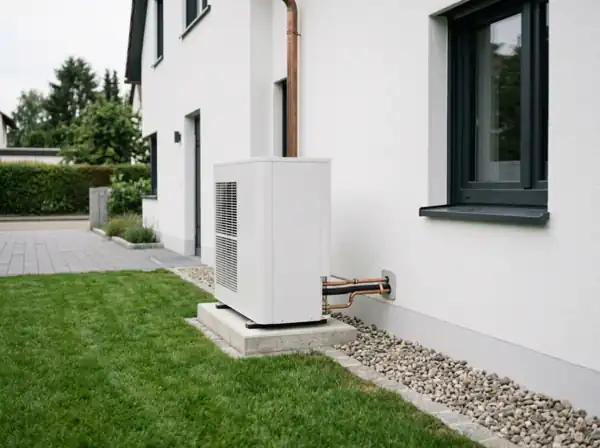 Wärmepumpe an einem Altbau