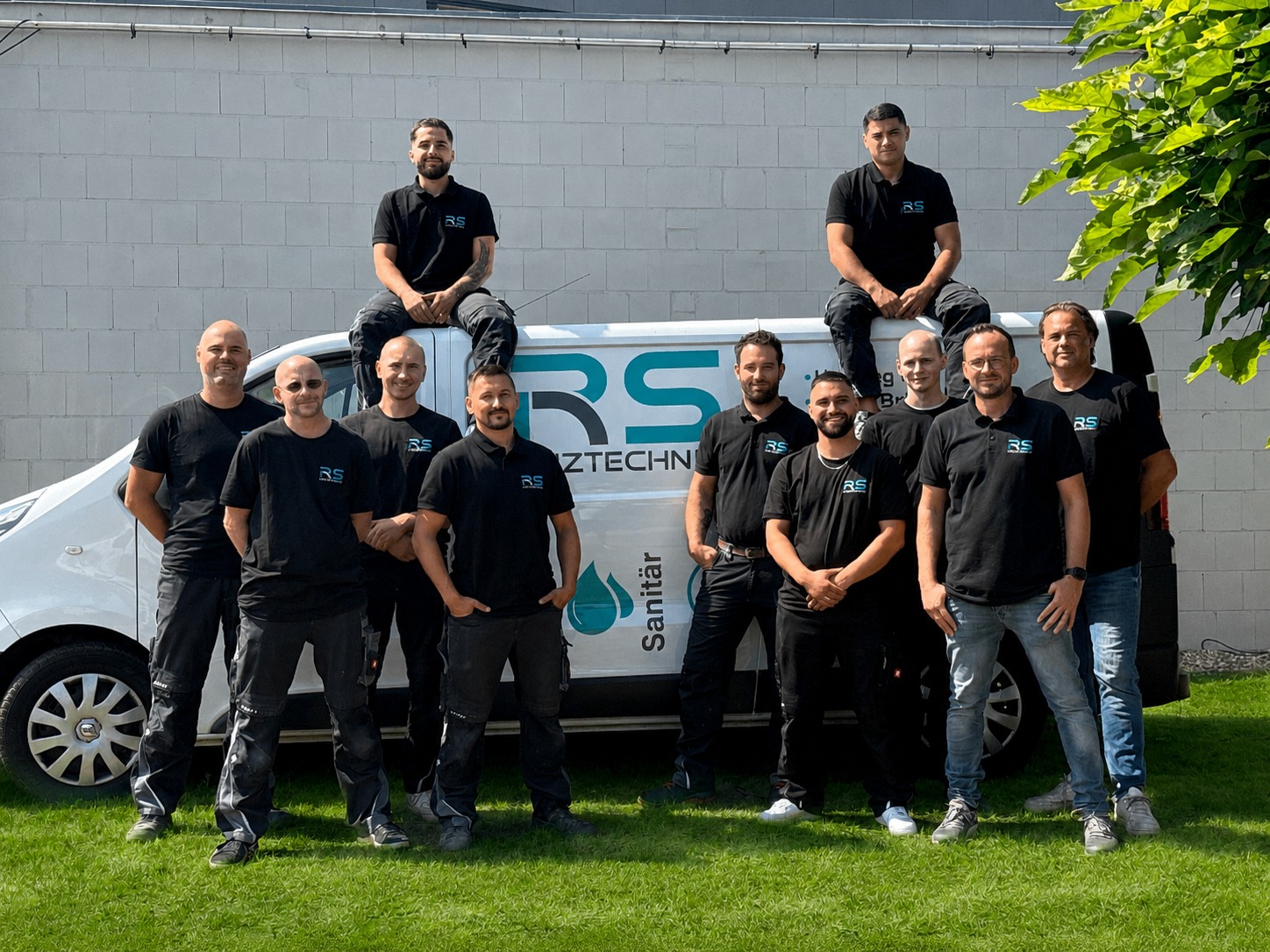 Team von RS Heiztechnik bei der Arbeit