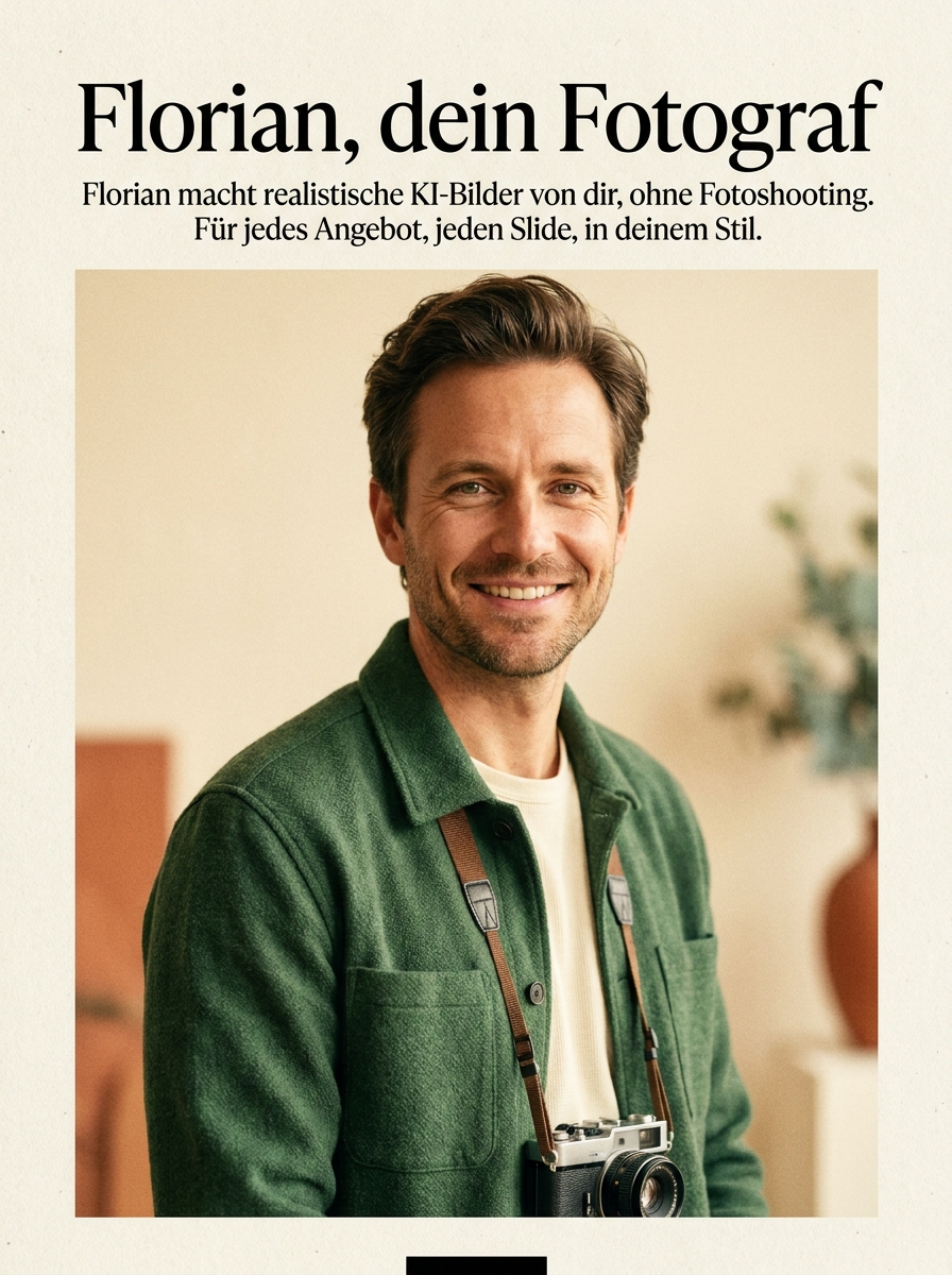 Florian, dein KI-Fotograf